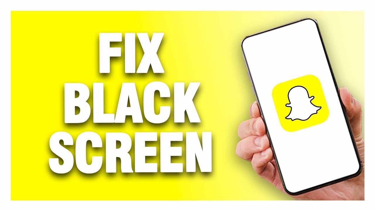 Fix Snapchat Black Screen with Text Error